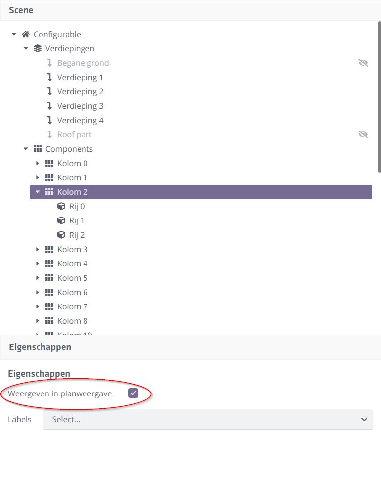 Toggle Off Column