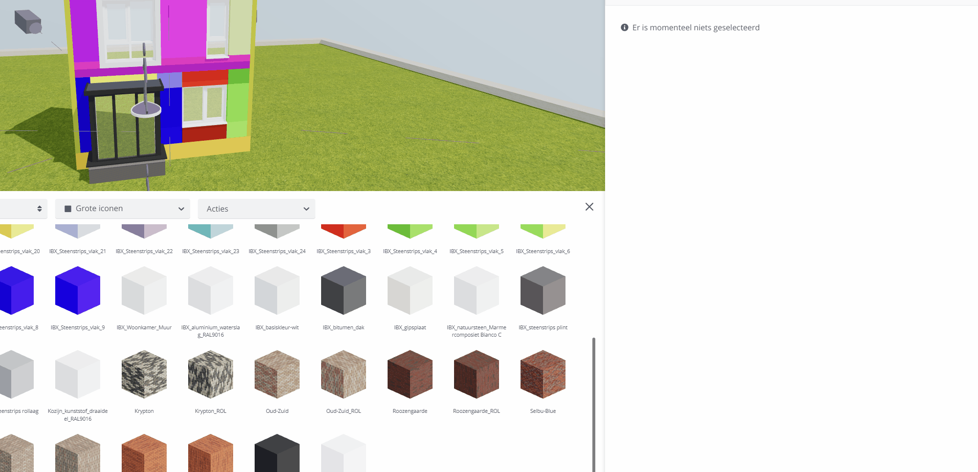 Duplicating a material